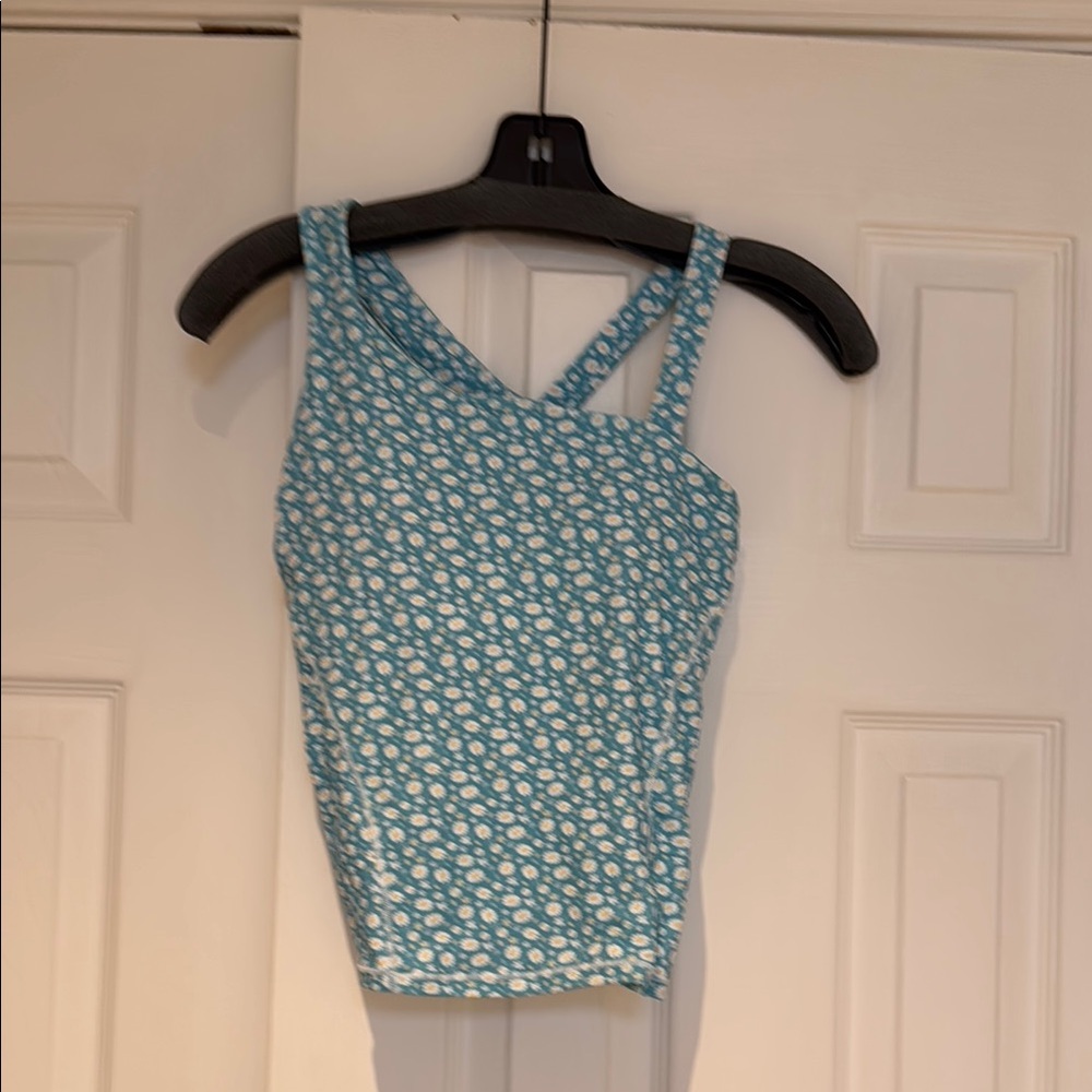 Blue Floral Women's Top